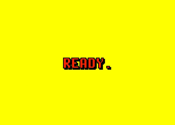Videogame message ready re