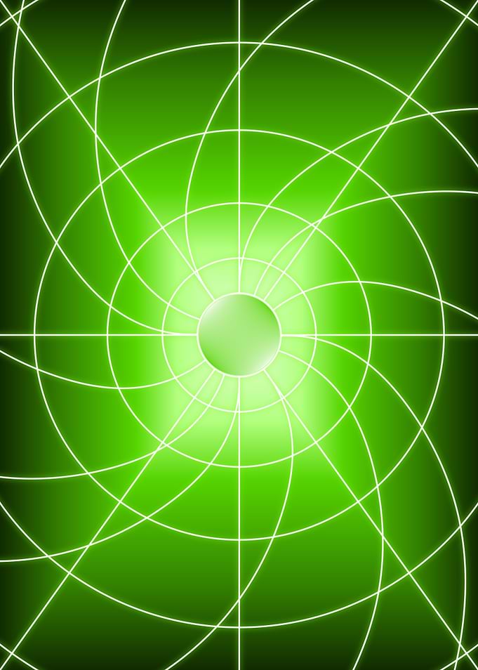 Green Spiral Dark
