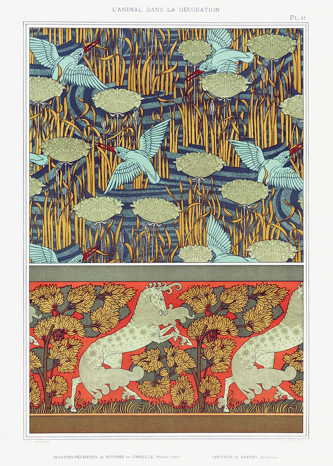Kingfishers and butome