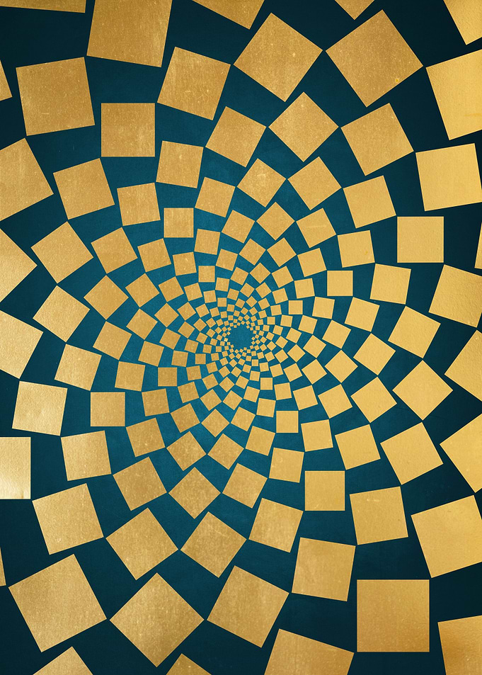 Fibonacci Square Illusion