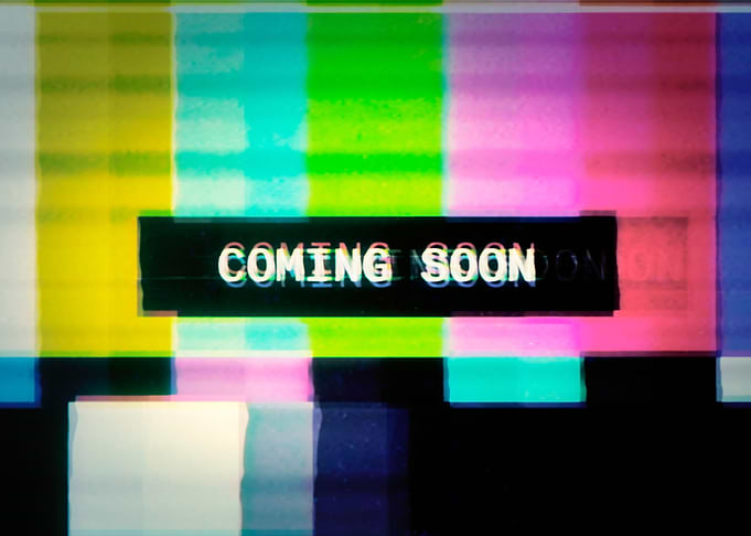 VHS SMPTE color bars comin
