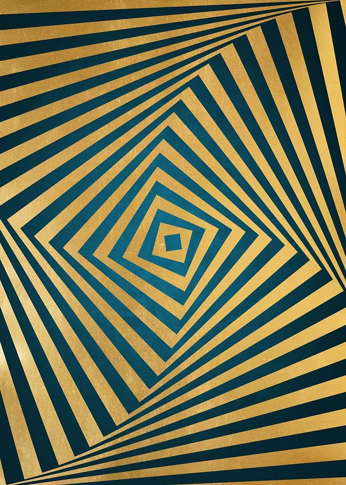 Twist Turn Square Illusion