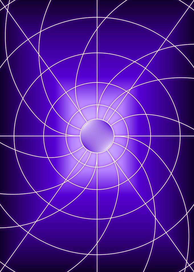 Purple Spiral Dark