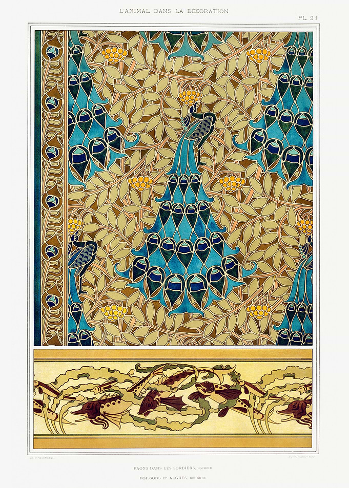 Peacocks in mountain