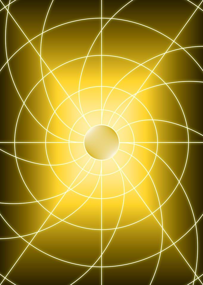 Yellow Spiral Dark
