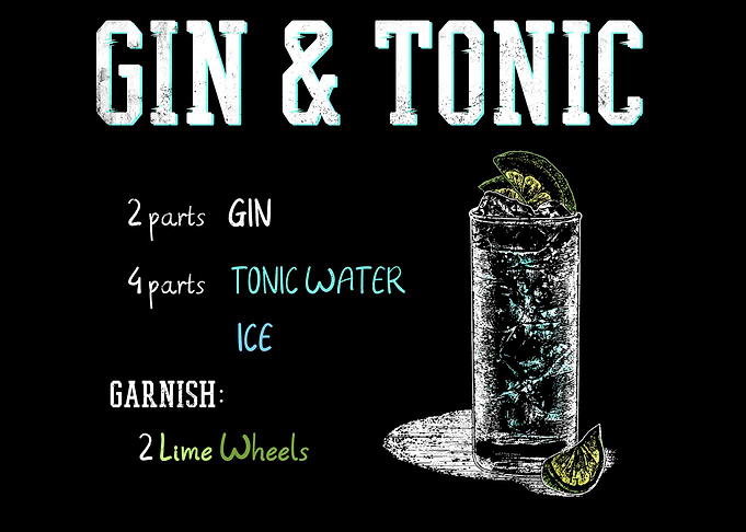 GIN TONIC recipe alcohol