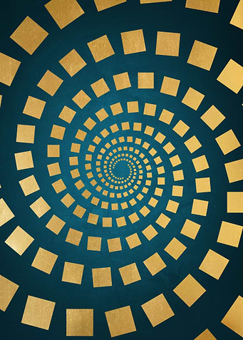 Spiral Square Illusion