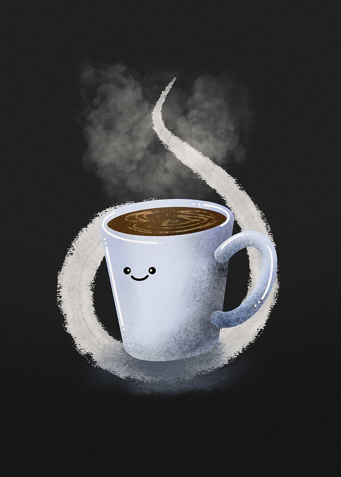 Cute Hot Coffee