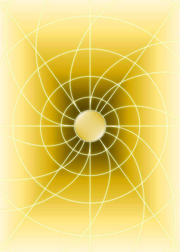 Yellow Spiral Light