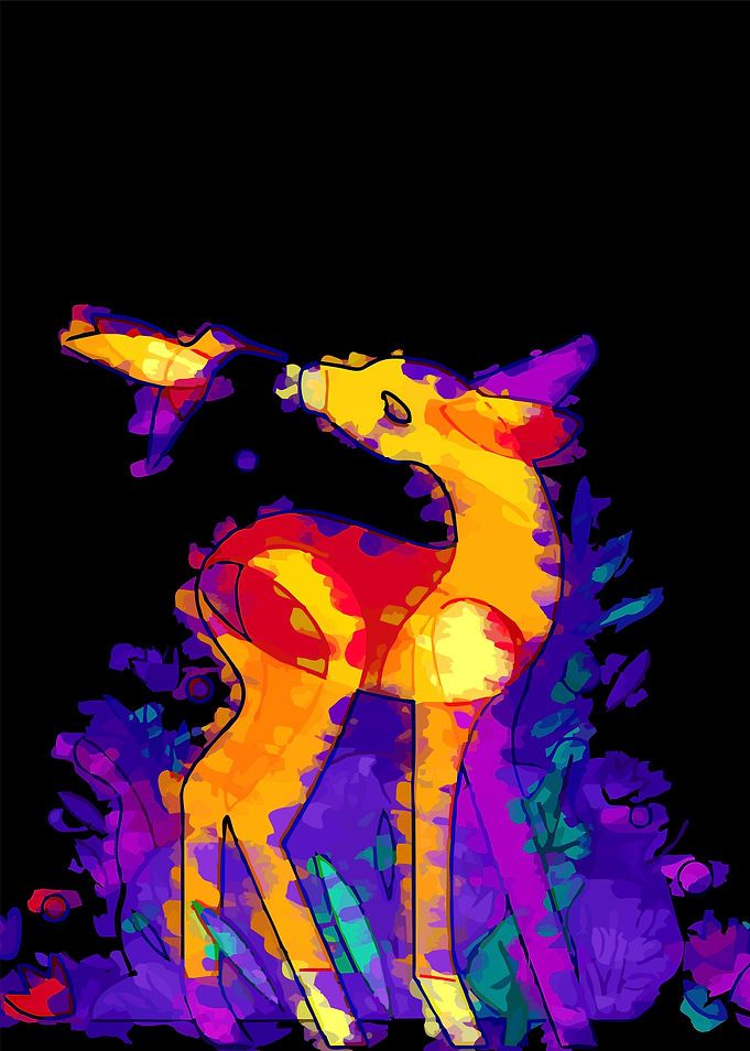 Abstract Deer