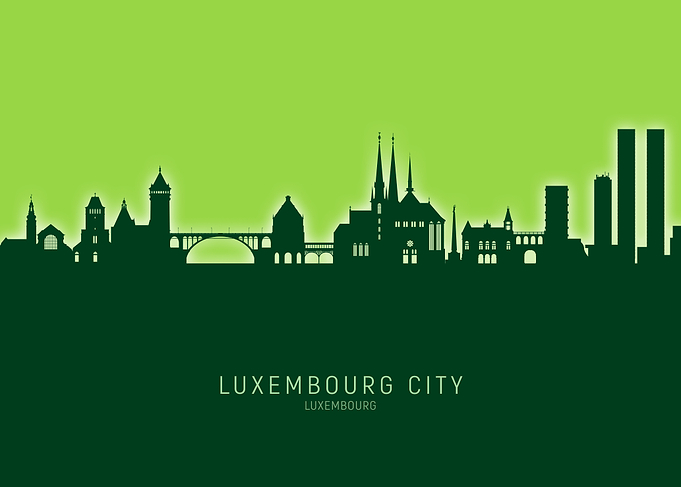 Luxembourg City Skyline