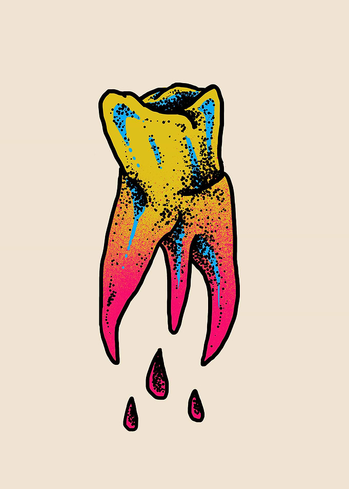 Bloody teeth