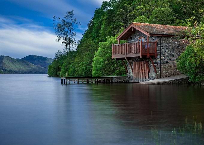 landscape boat house