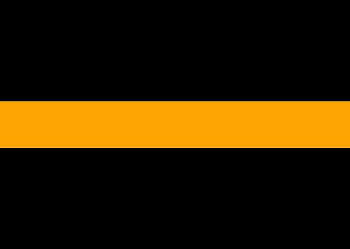 thin orange line