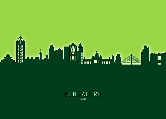 Bengaluru Skyline India