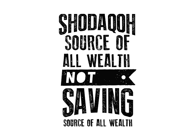 shodaqoh source of all