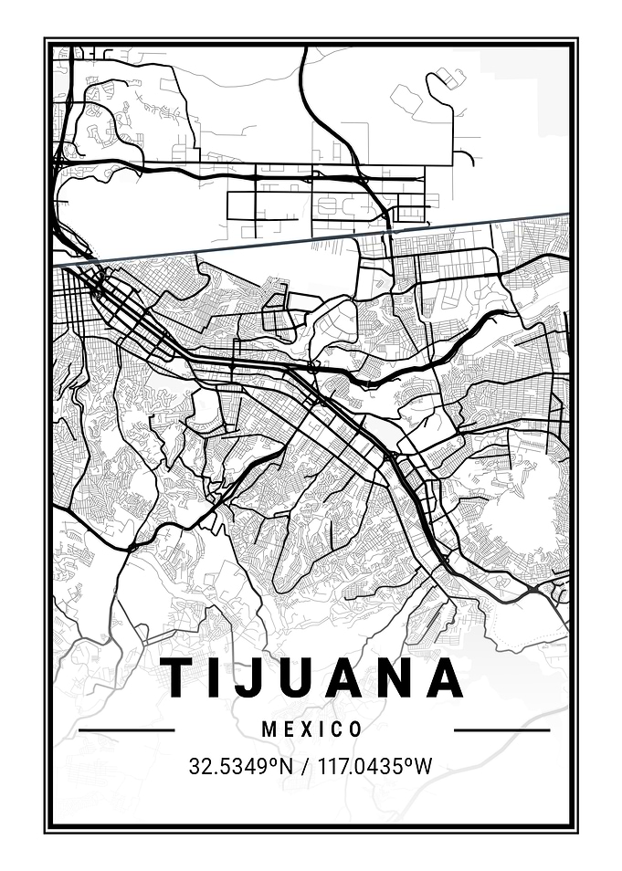 Tijuana Light Map