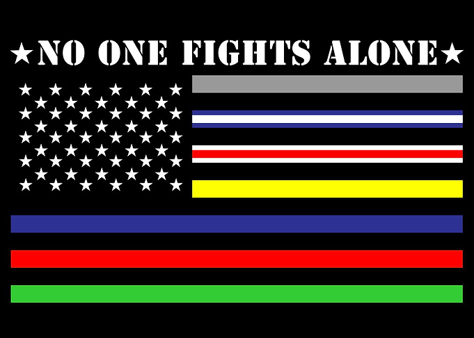 no one fights alone