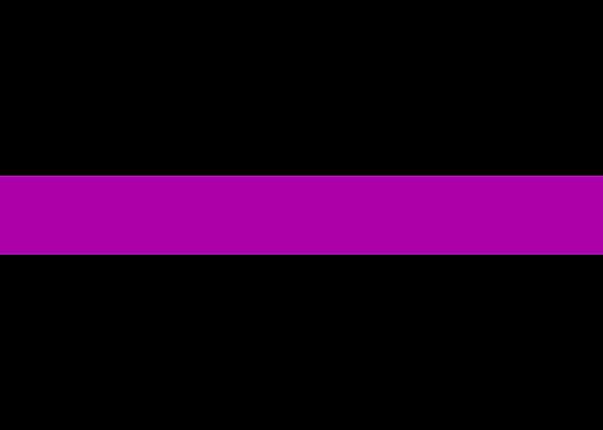 thin purple line