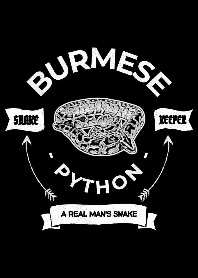 Burmese Python Real Man