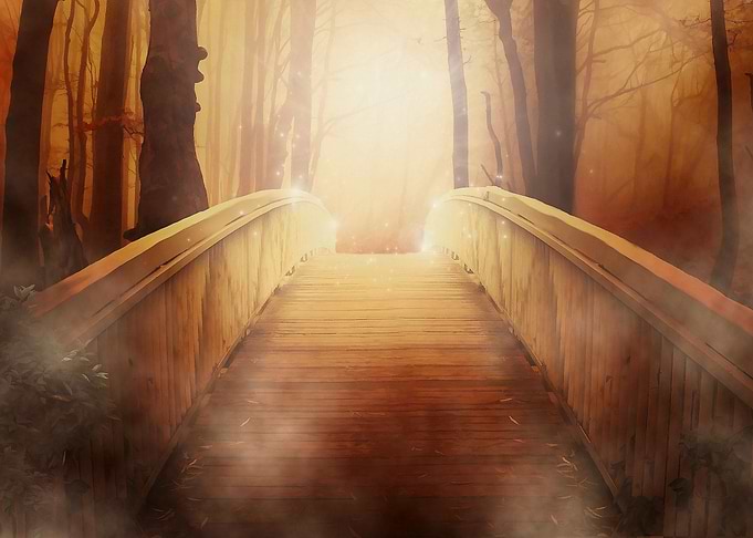 landscape sunrise bridge