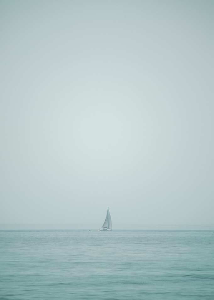 Boat sailing in the sea