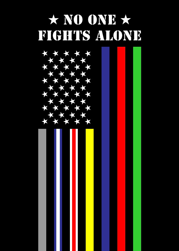 no one fights alone