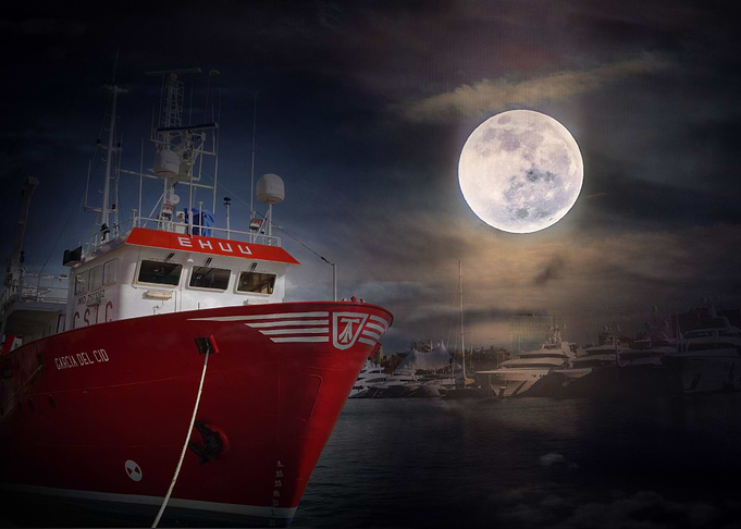Red ship