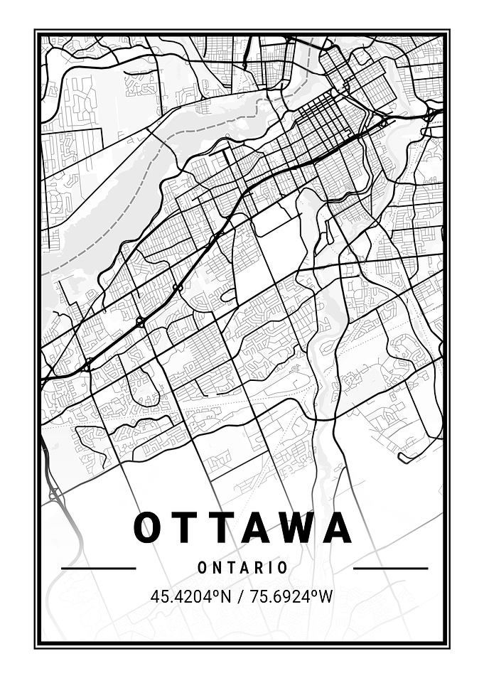Ottawa Light Map