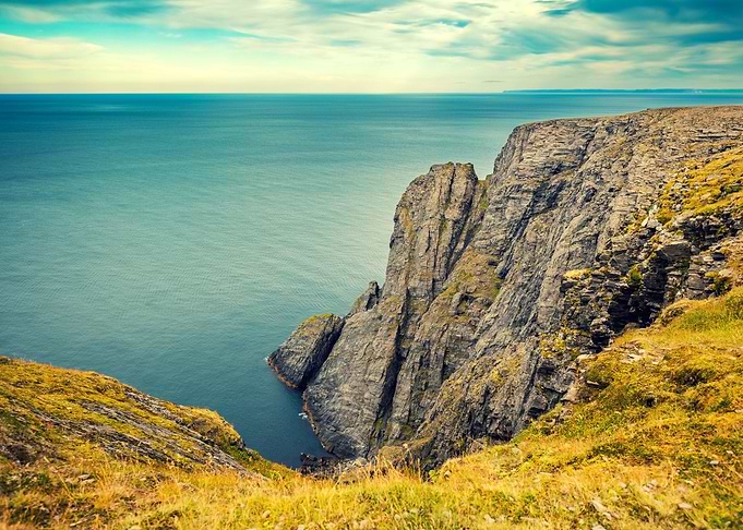 Sea Ocean Mountain Landsca
