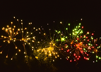 Fireworks 4 colors