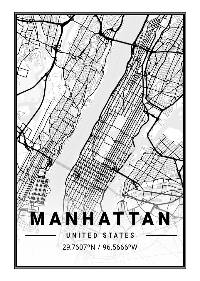 Manhattan Light Map