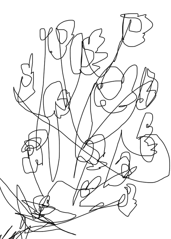 abstract spiral original