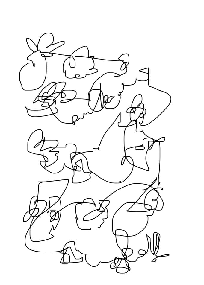 original abstract spiral
