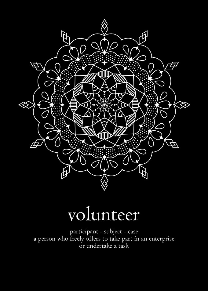 Mandala word volunteer