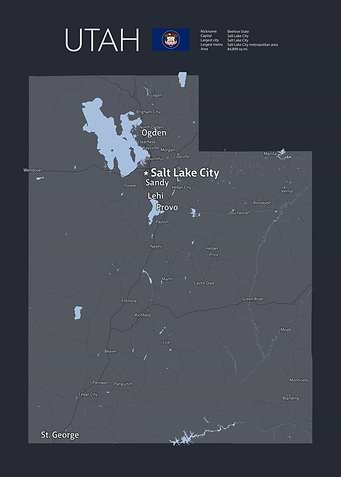 UTAH Map