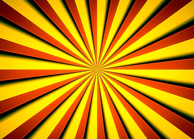 Pattern radial stripes cir