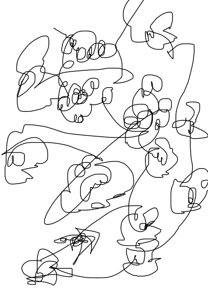 original abstract spiral
