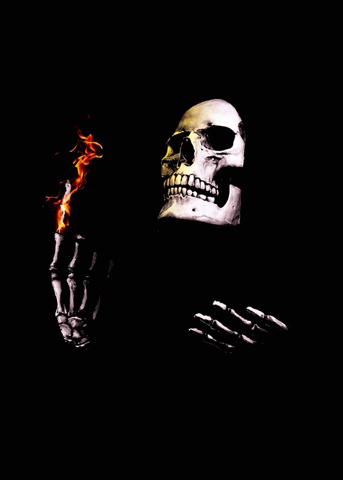 Skull And Flame