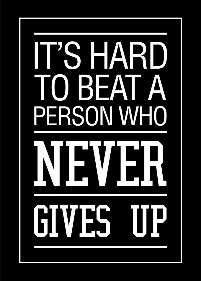 Its hard to beat a person