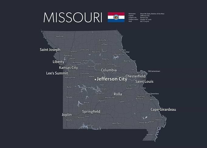 MISSOURI Map