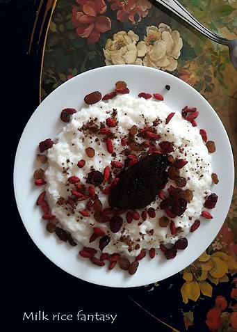 Milk rice fantasy