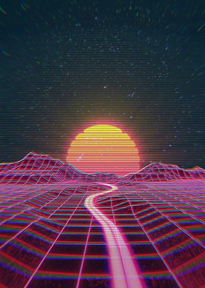 Retro road