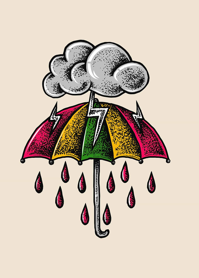 Rainstorm umbrella