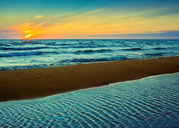 Background Baltic Beach Be