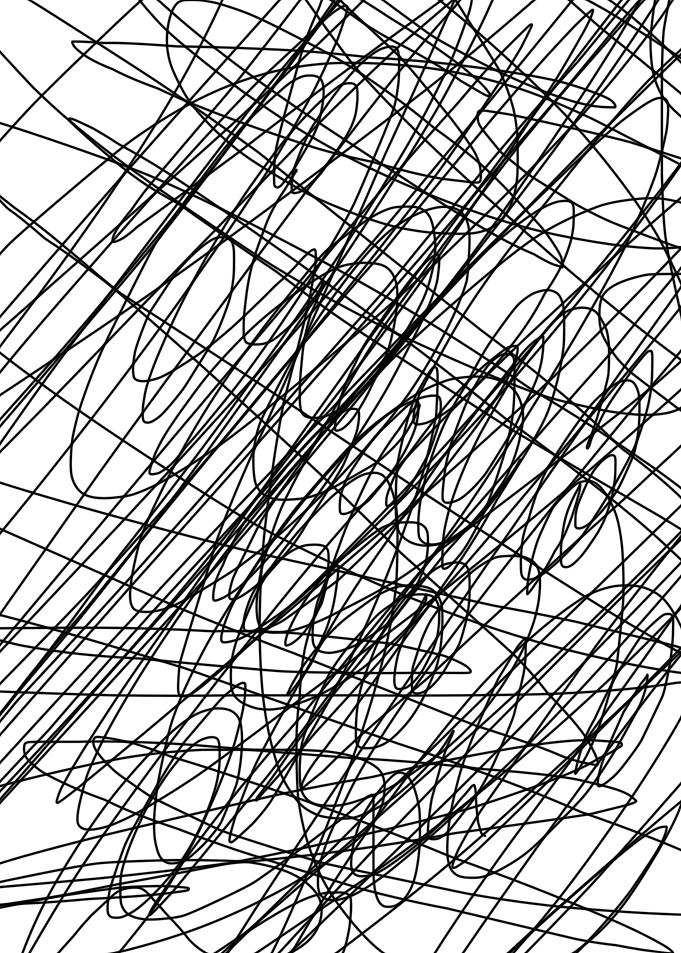 ABSTRACT LINE CURVE PEN