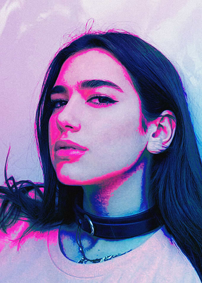 Dua Lipa Neon 06