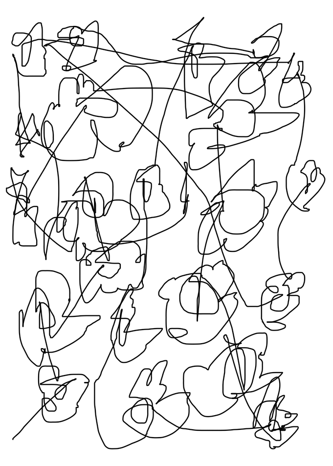 ABSTRACT CURVE PEN