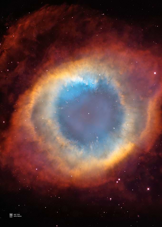 Helix Nebula NGC7293 space