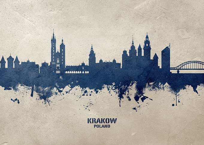 Krakow Skyline Poland